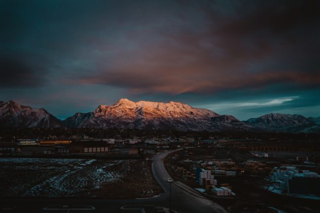 Mount Timpanogos view from Thanksgiving Point